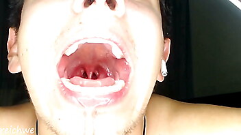 Passion spits, forbidden desire, wet lust com, cum swallow kiss, mouth biting fetish