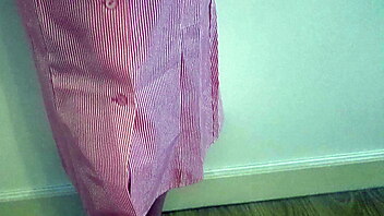 Blonde haired mom, milf in suspenders, suspender and nylon, suspenders mom, homemade wife stockings