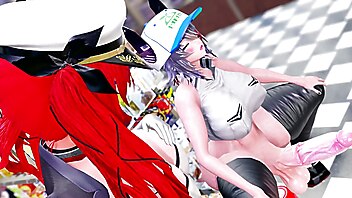 Hentai 3d big tits, futa fun at work, here at work, 3d porno creampie, futa hentai cumshot