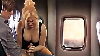 Hooters handjob, airplane big tits, teen tit, melons teen handjob, airline handjob