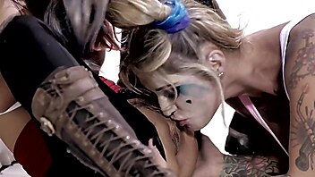 Katie st ives squirting, katie st ives lesbian, marvel lesbian, lesbian squirt tattoo, katies compilation