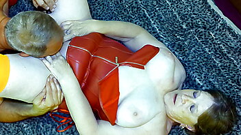Minute grannies, bbw the leather girl, quickie stockings, granny pussy lick close up, pov pussy eating close up