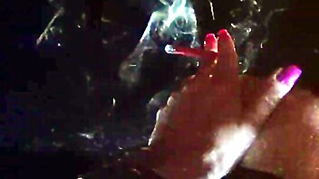 Smoking busty blonde, latex mummy, blonde smoking cigarette, blonde smoking porno, smoking kink
