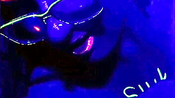 Black bbw natural xxx, scottish cock, body paint fun free porn video, blacklight, nipple covers