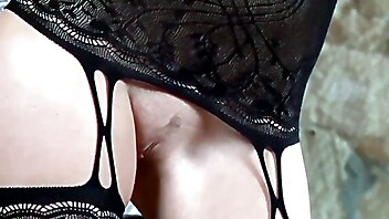 Amazing babe, bodystocking fingering, russian stocking body, bodystocking solo, russian legs