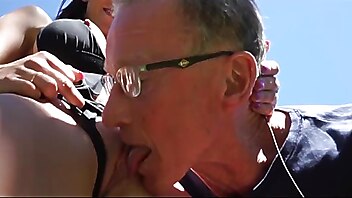 Teen fucks older guy, men swallowing cum, older men cumshot, belgian pornstar, old young cum swallow