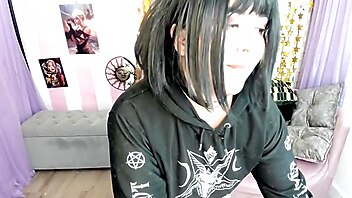 Cutie stockings, stockings webcam toy, pussy amateur webcam, brunette emo, emo pussy solo